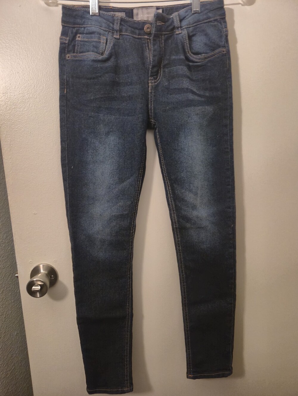 Girls Lucky Brand Classic Dark Blue Zoe Skinny Jeans Sz 14